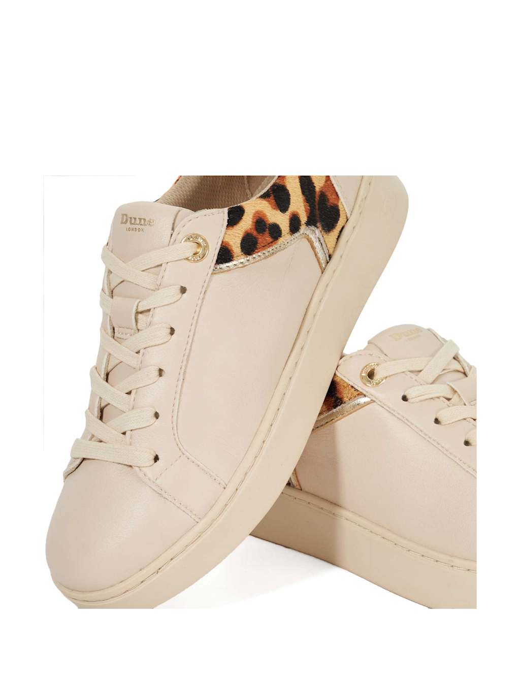 Leopard Print Lace-Up Flatform Trainers 5 of 5
