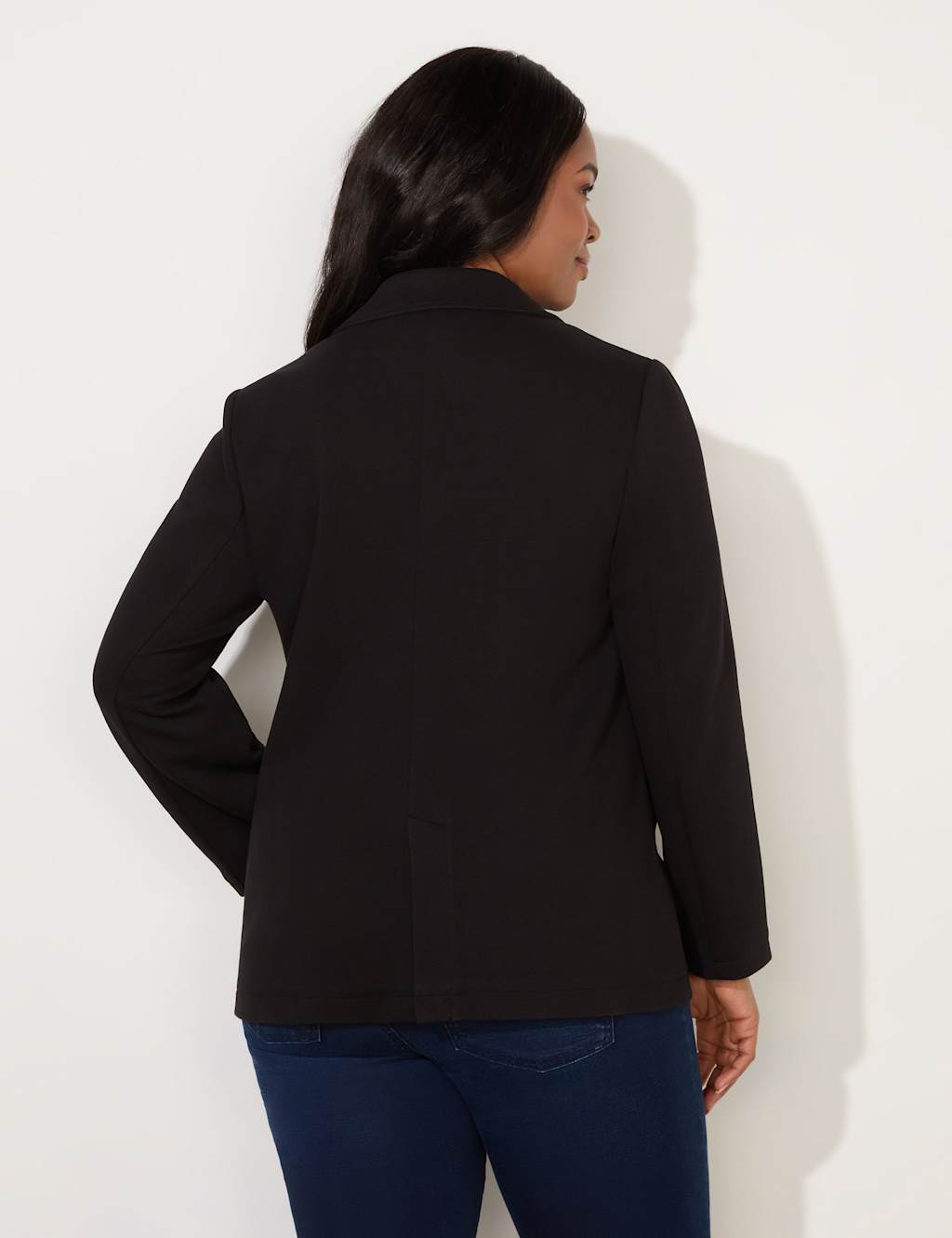Jersey Relaxed Single Breasted Blazer 6 of 7