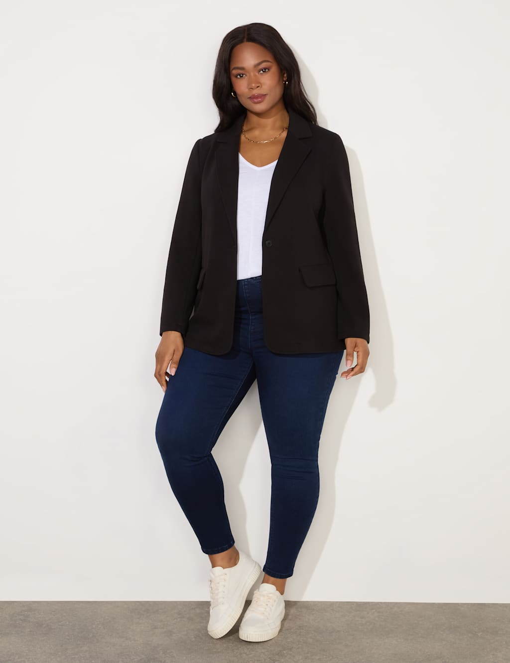 Jersey Relaxed Single Breasted Blazer 7 of 7