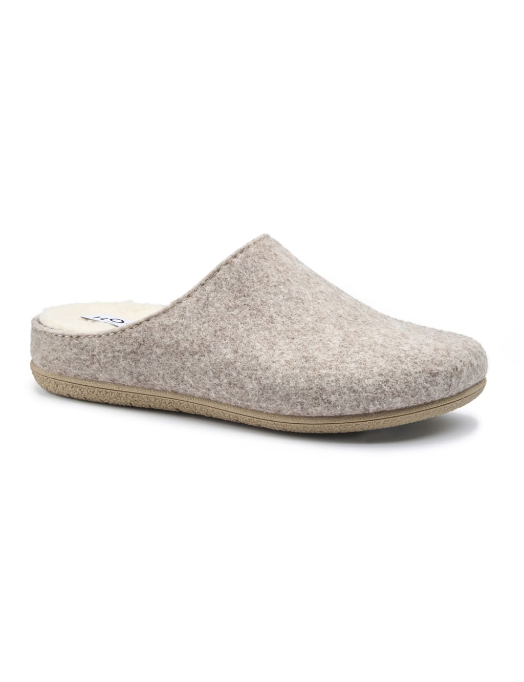 Felt Round Toe Slider Slippers 2 of 4