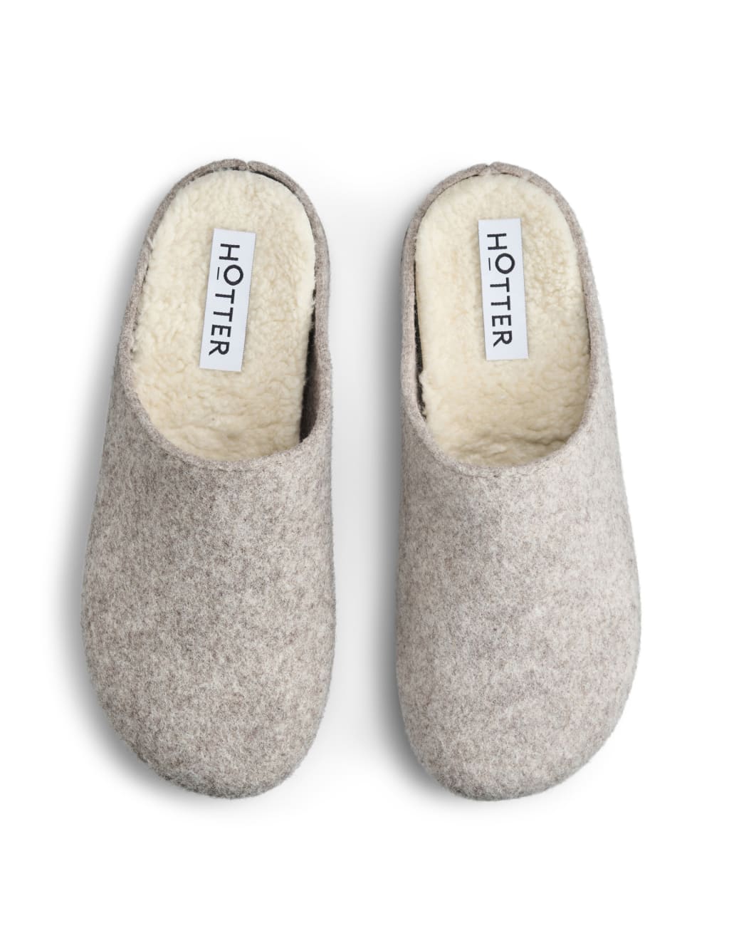 Felt Round Toe Slider Slippers 3 of 4