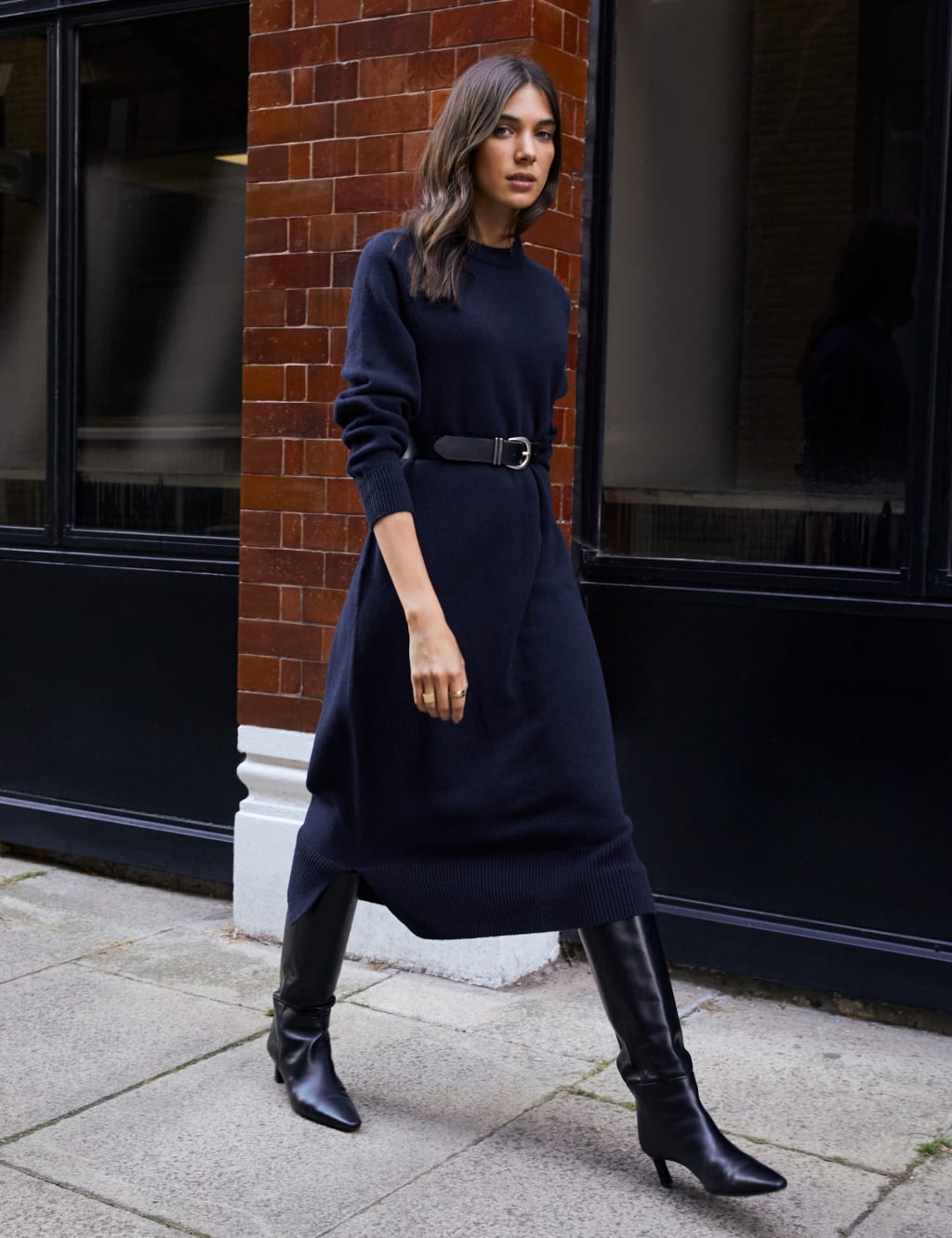 Moll Wool Blend Knitted Dress 2 of 4