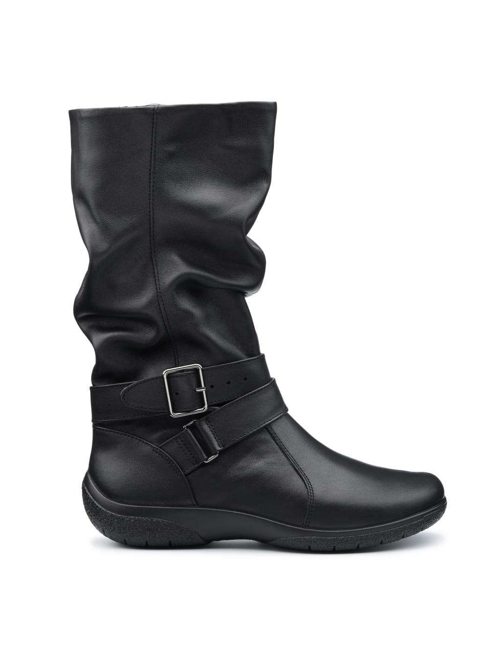 Ballinderry Wide Fit Leather Flat Boots