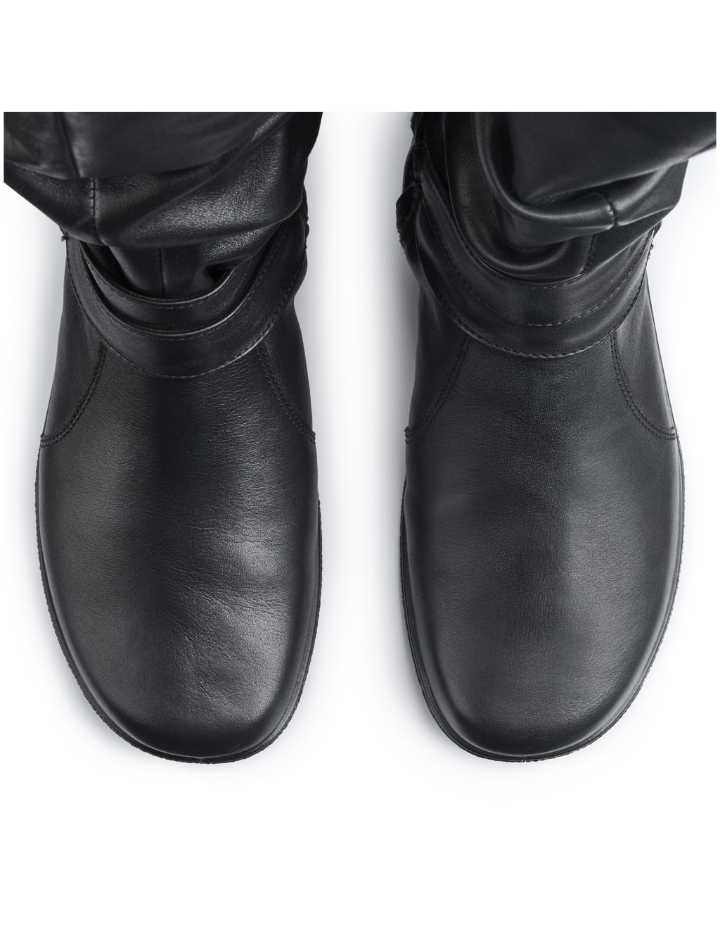 Ballinderry Wide Fit Leather Flat Boots 2 of 4