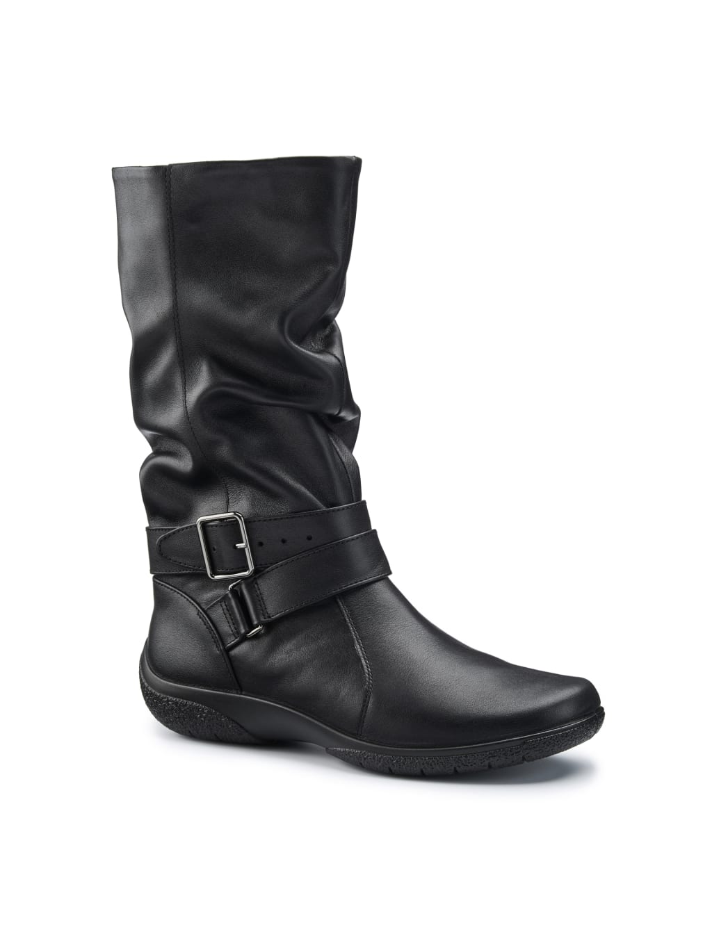 Ballinderry Wide Fit Leather Flat Boots 3 of 4
