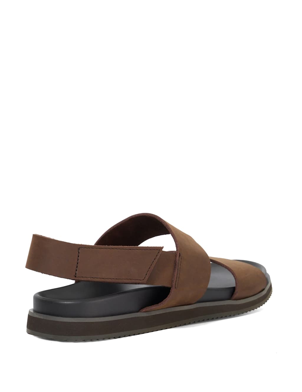 Leather Flat Sandals 4 of 6