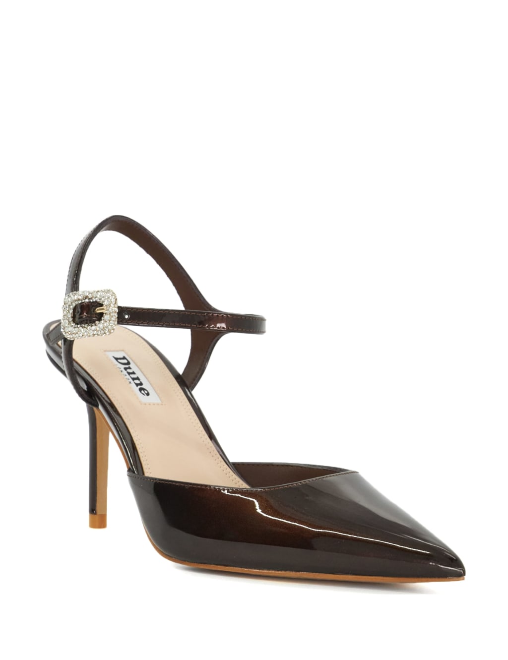 Sparkle Strappy Stiletto Heel Court Shoes 4 of 6