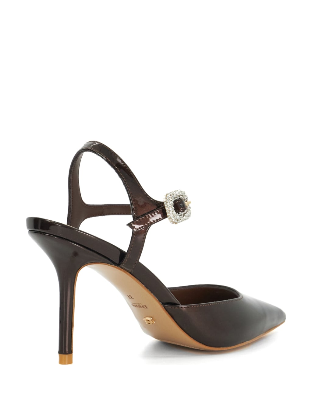 Sparkle Strappy Stiletto Heel Court Shoes 5 of 6