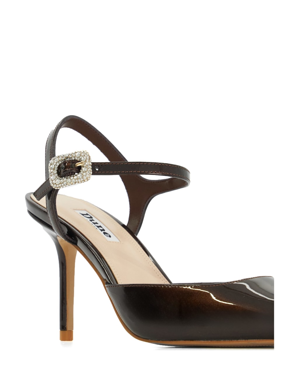 Sparkle Strappy Stiletto Heel Court Shoes 6 of 6