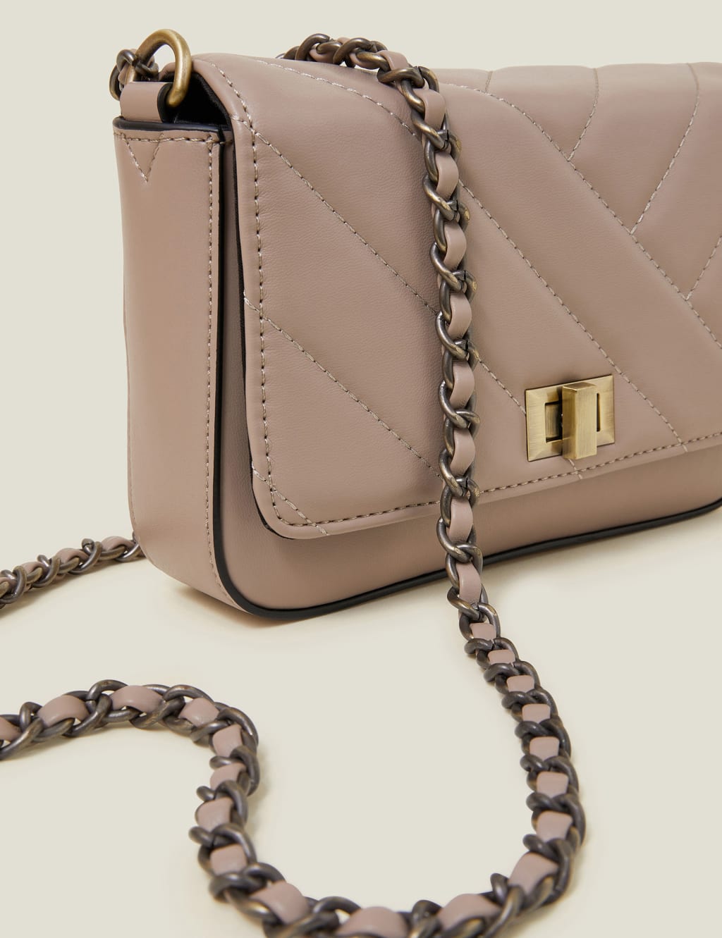 Faux Leather Cross Body Bag 2 of 4