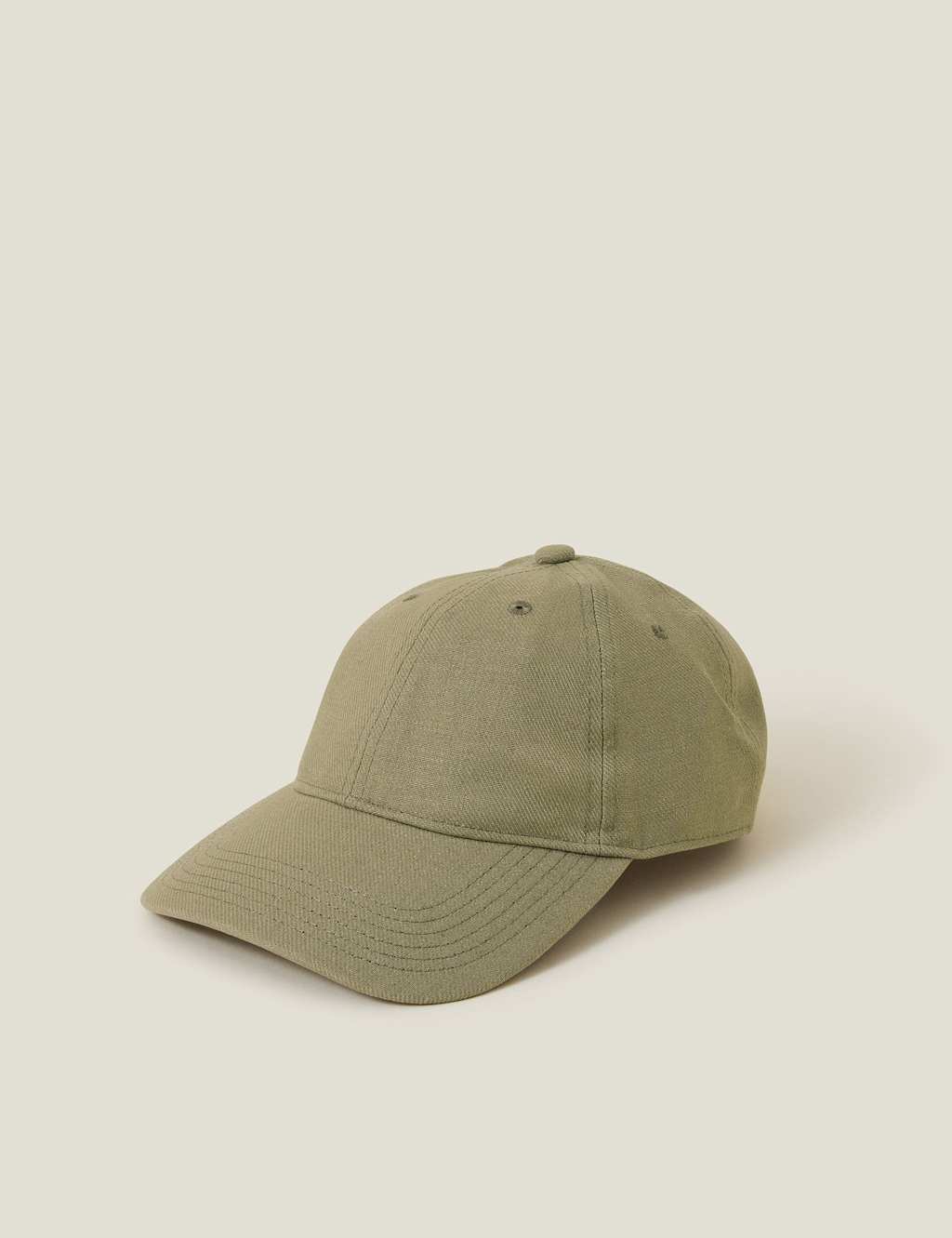 Baseball Cap with Linen 2 of 4