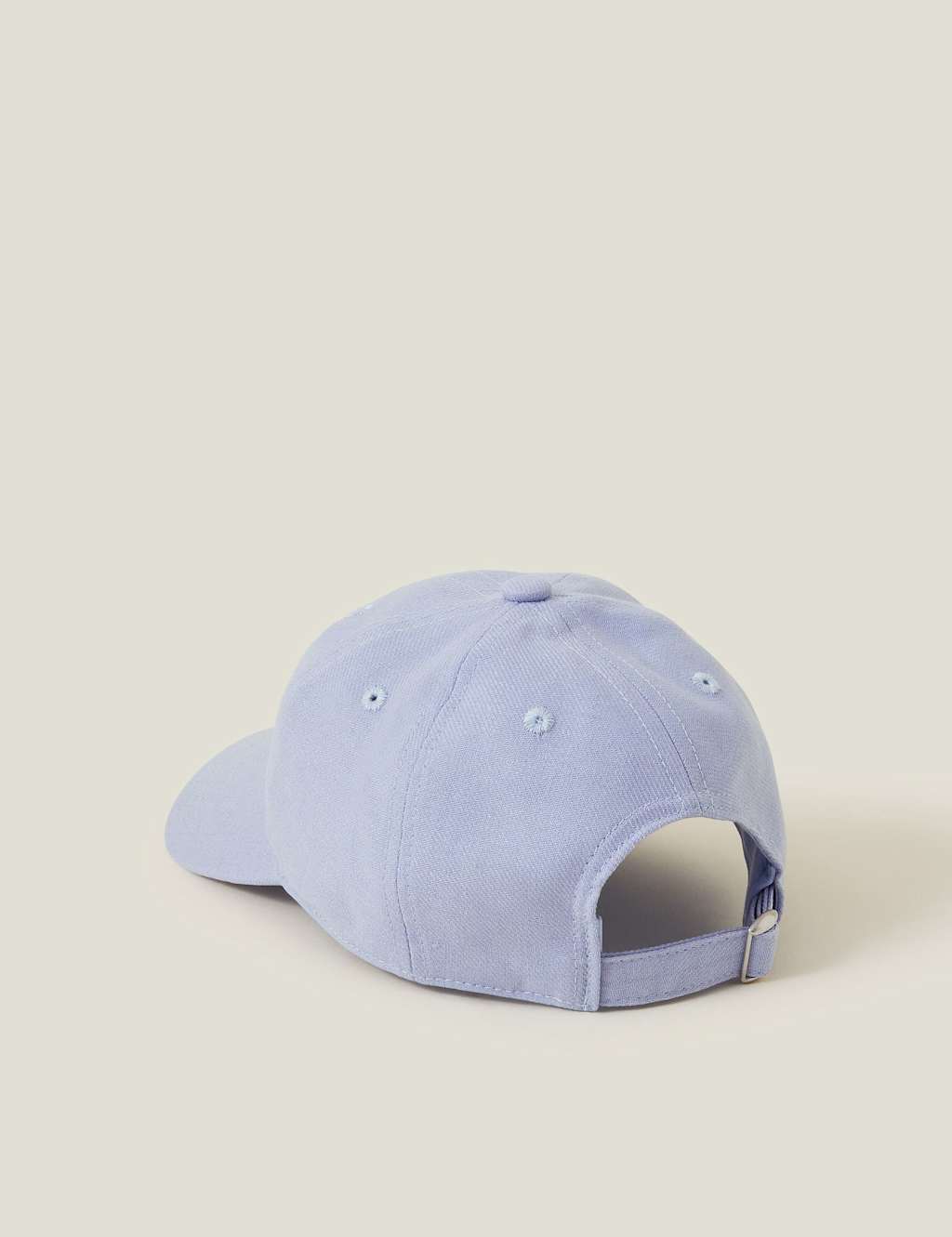 Twill Baseball Cap with Linen 2 of 3