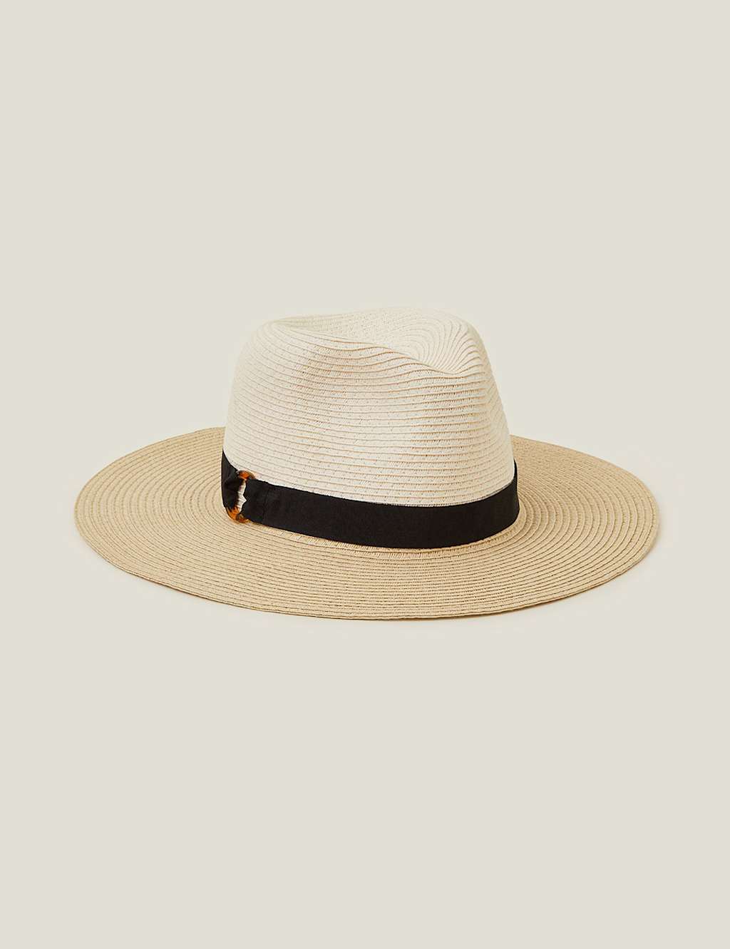 Tortoiseshell Ring Wide Brim Fedora Hat 2 of 4