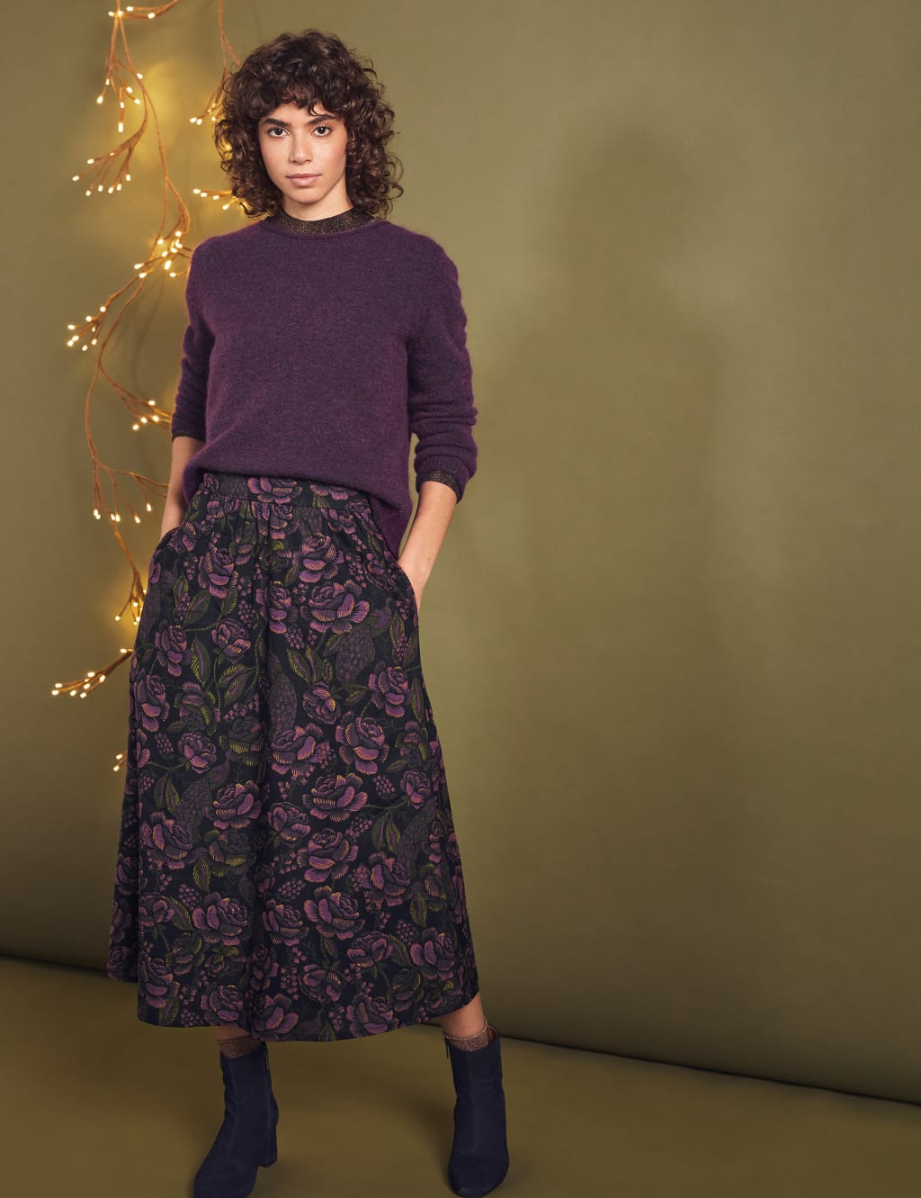 Miele floral midi skirt 2025