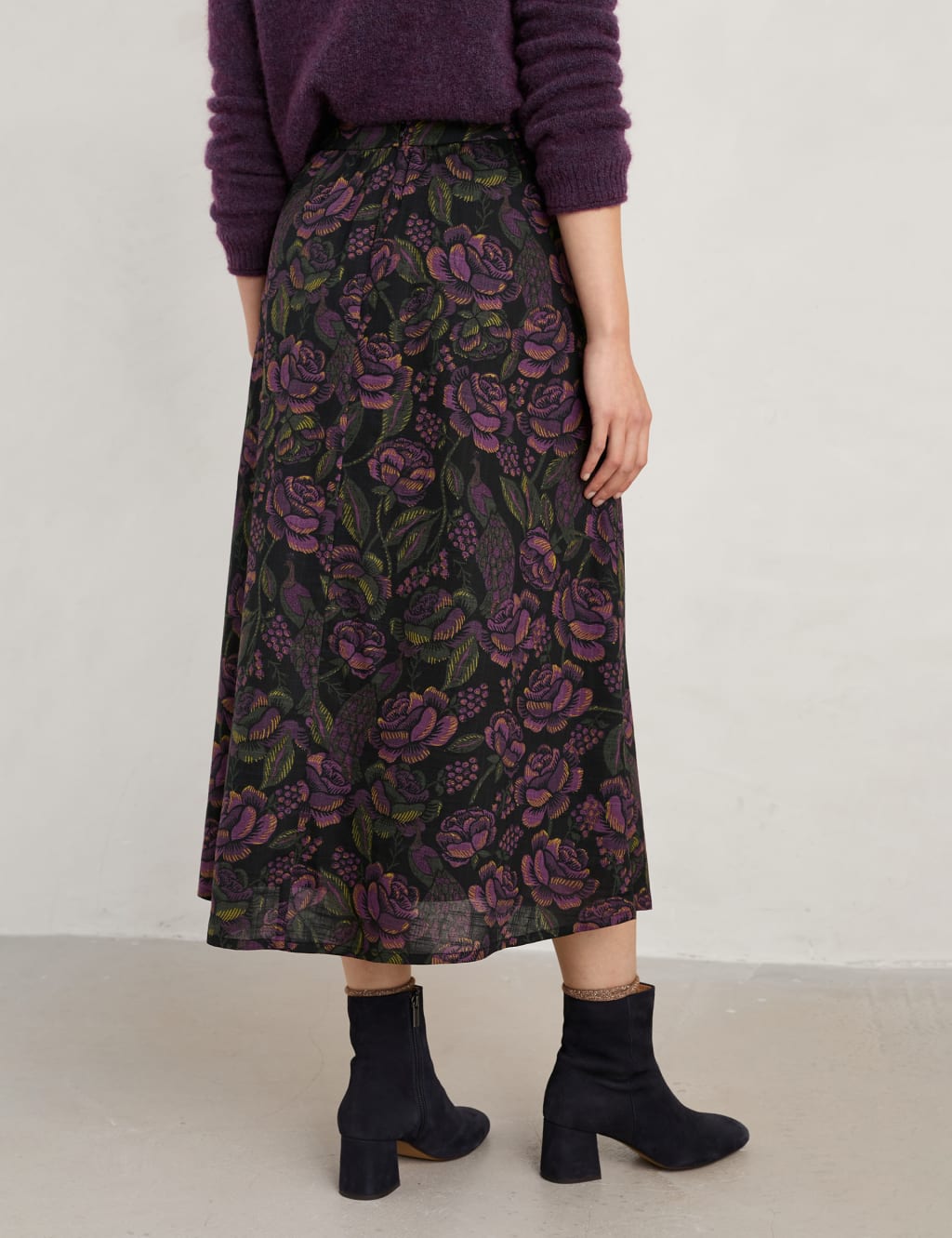 Miele floral midi skirt 2025
