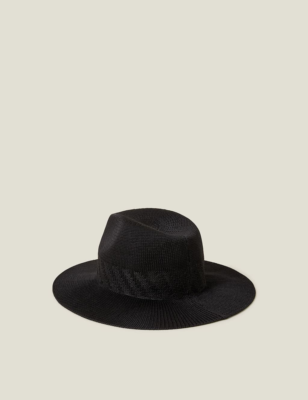 Packable Wide Brim Fedora Hat 2 of 3
