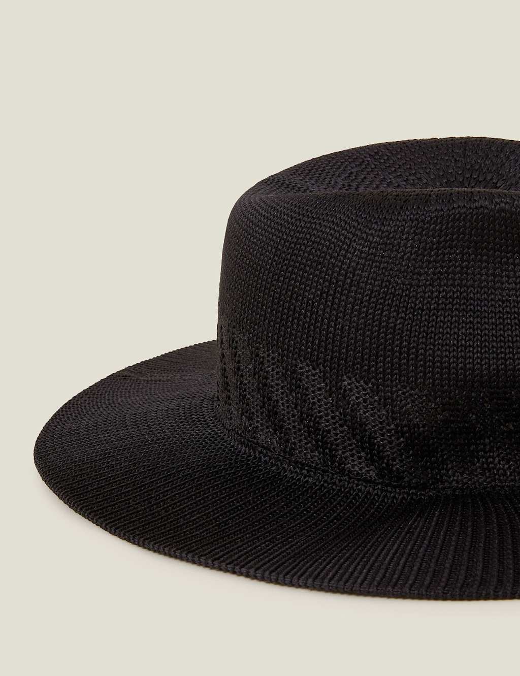 Packable Wide Brim Fedora Hat 3 of 3