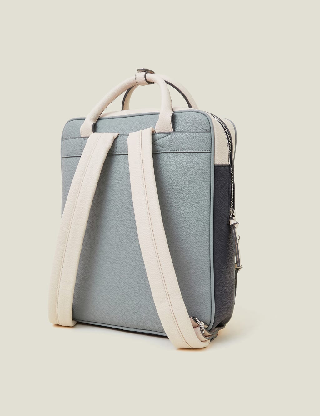 Faux Leather Top Handle Backpack 2 of 4