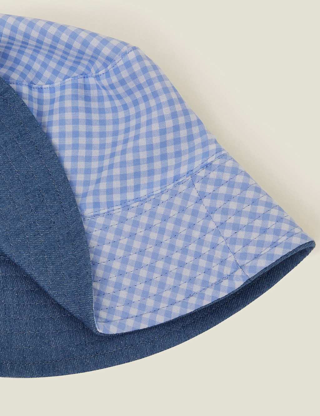 Denim Reversible Bucket Hat 2 of 5