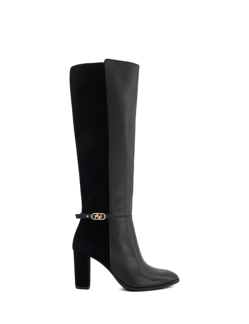 Dune knee high boots clearance