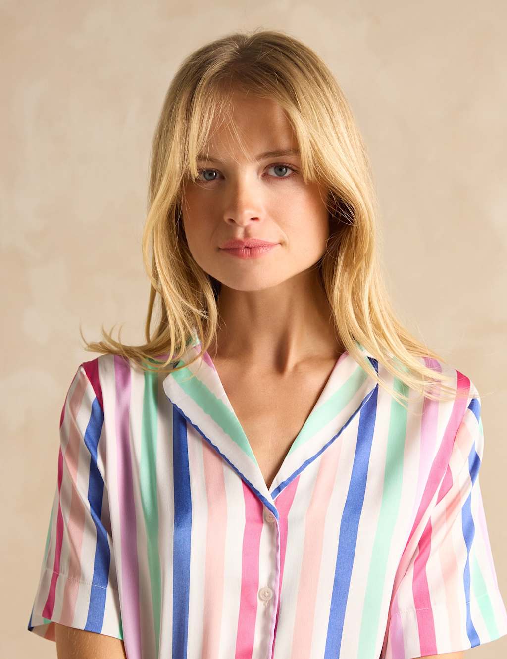 Satin Striped Shortie Set 5 of 6
