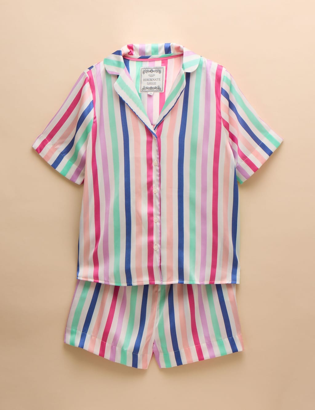 Satin Striped Shortie Set 2 of 6