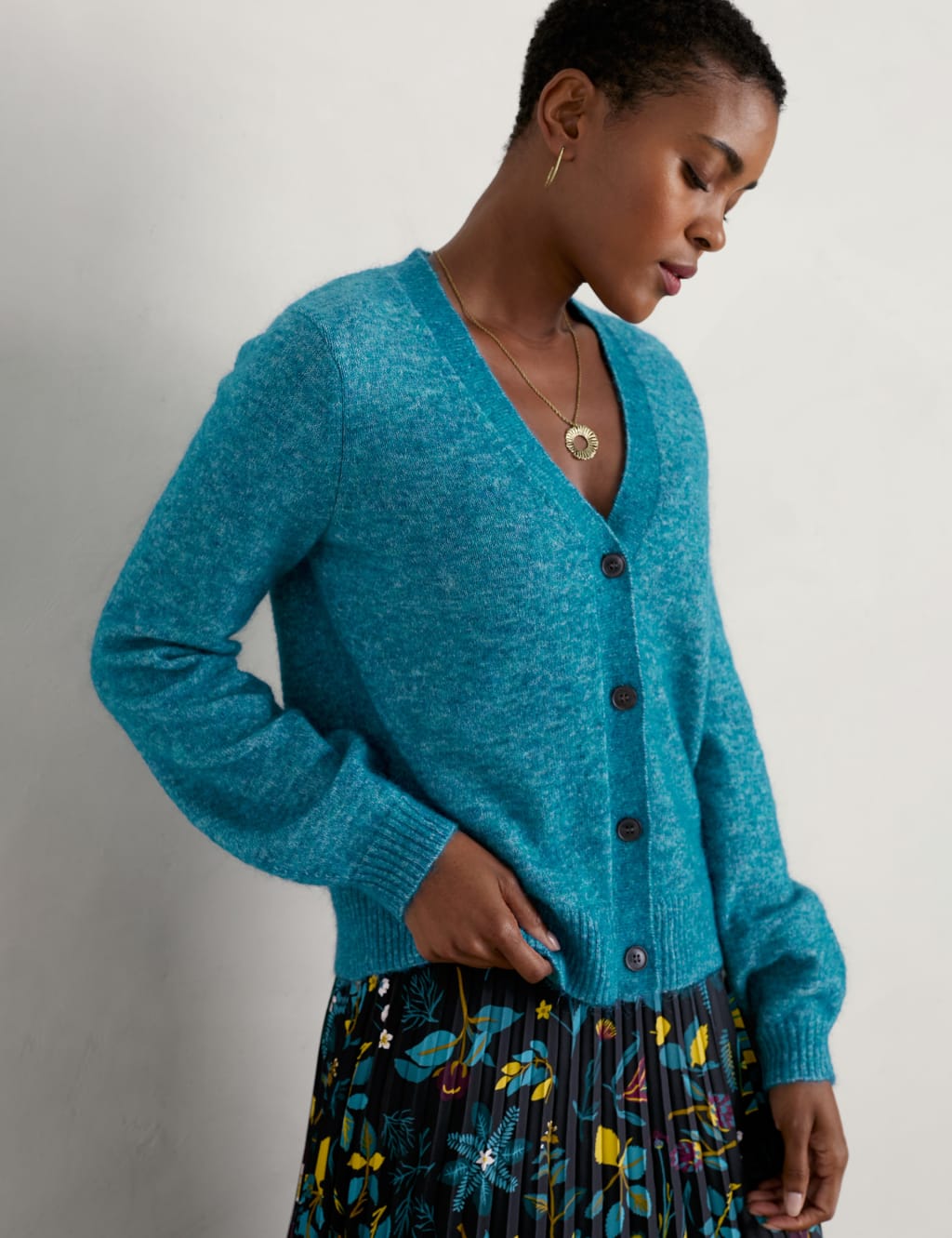 Mohair blend cardigan 2025