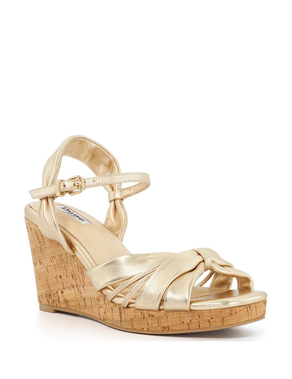 Leather Ankle Strap Wedge Sandals 2 of 4