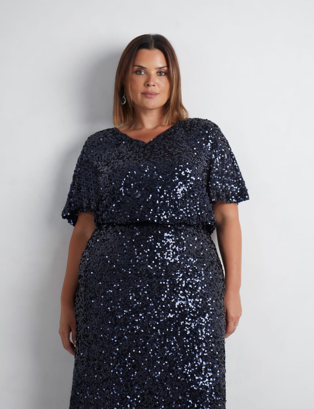 Sequin Midaxi A-Line Skirt 3 of 4