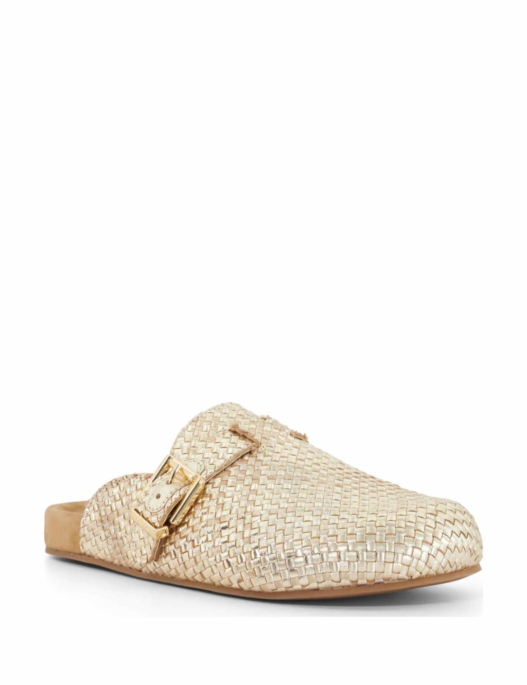 Leather Woven Flat Mules 4 of 6