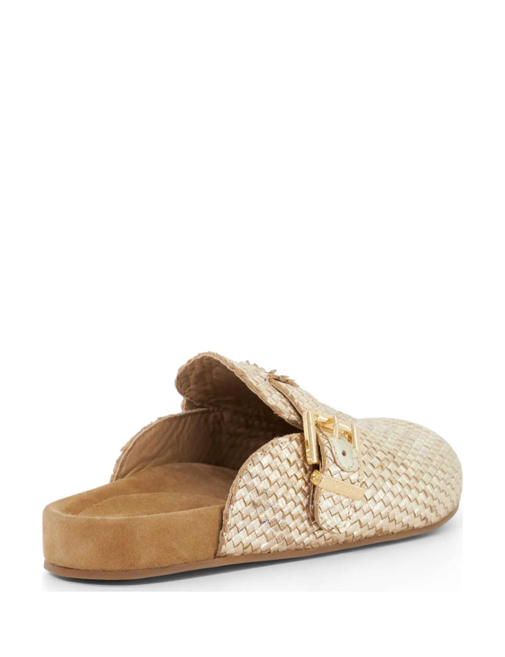 Leather Woven Flat Mules 5 of 6