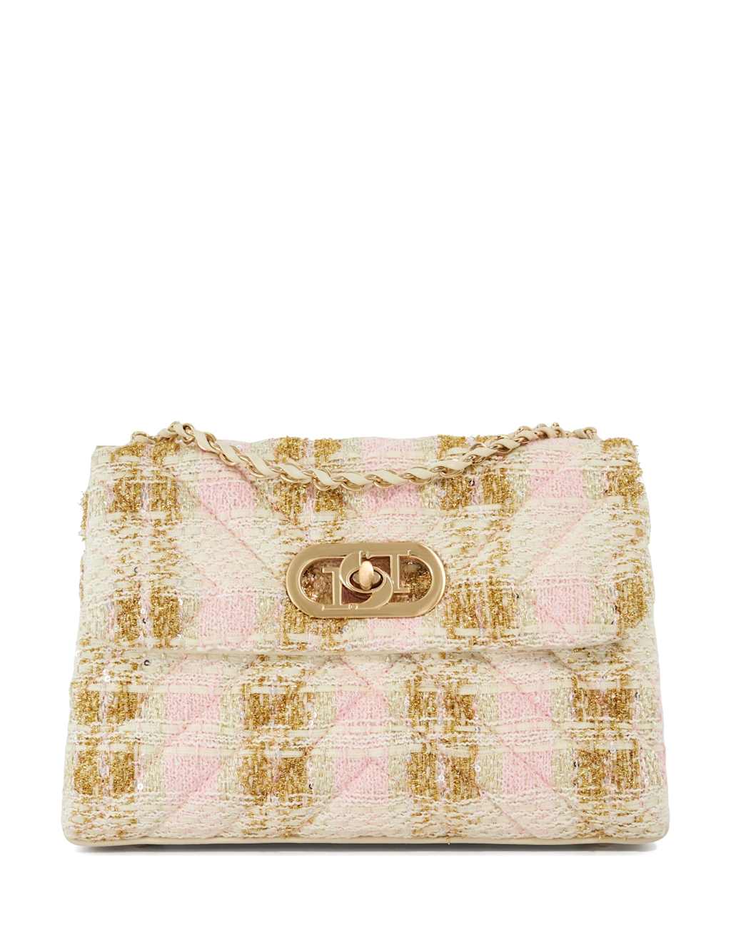 Quilted Chain Strap Shoulder Bag 2 of 6