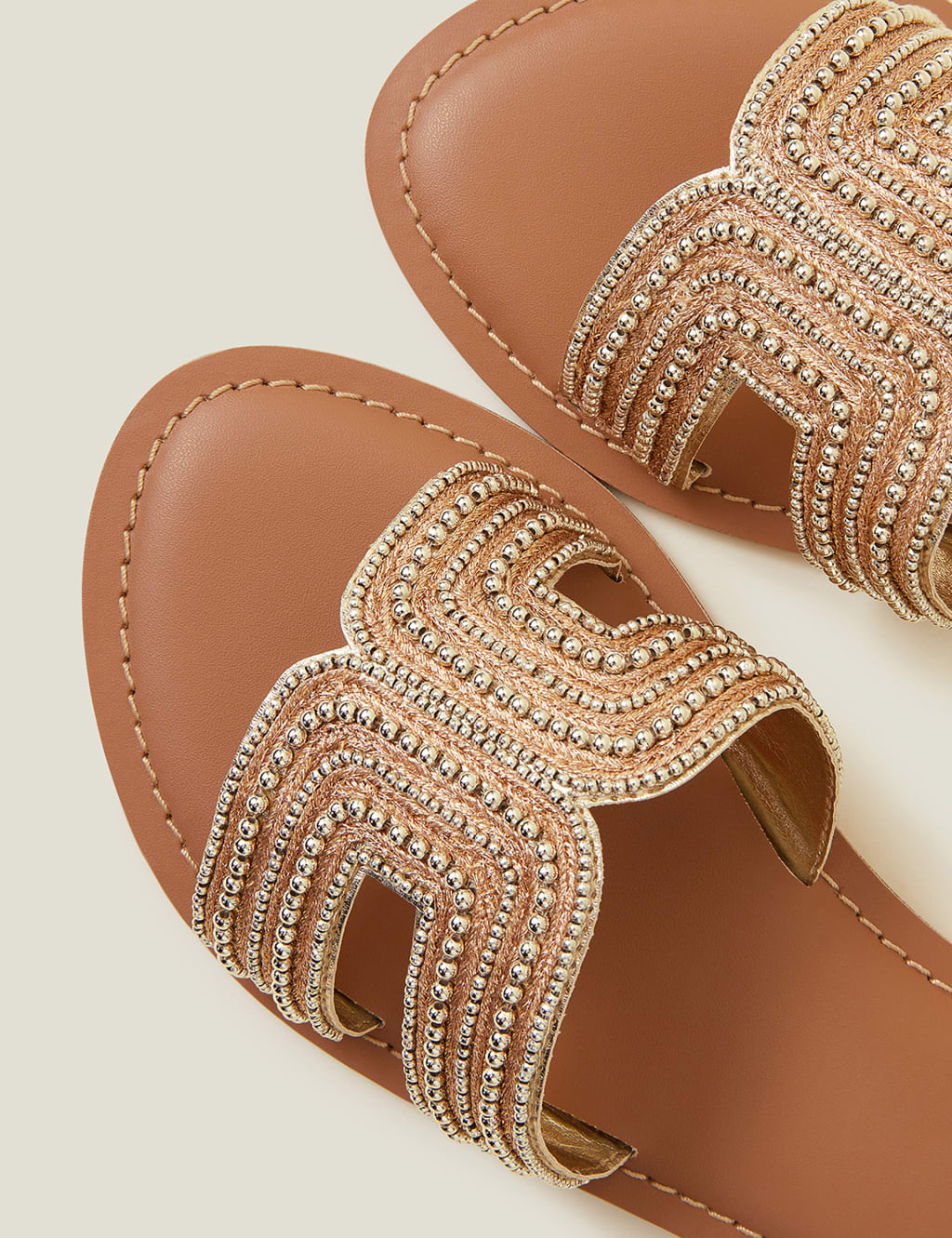 Sparkle Embellished Flat Sliders