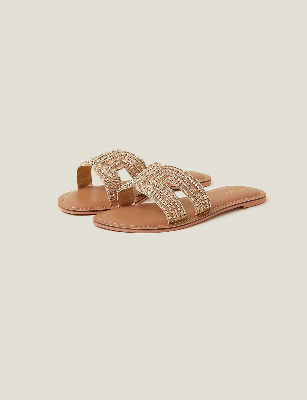Sparkle Embellished Flat Sliders