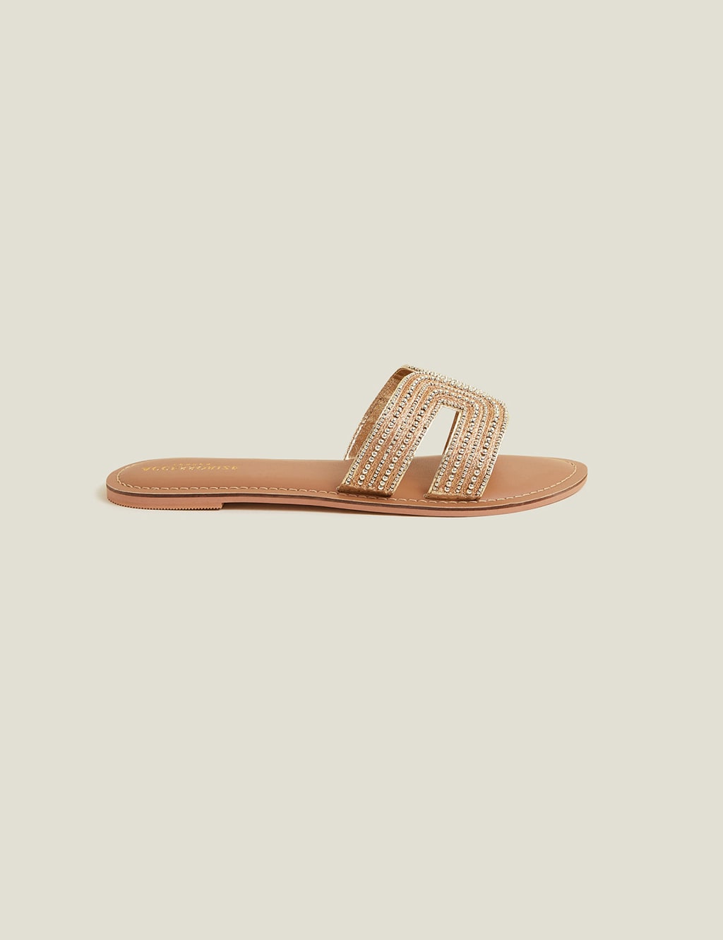 Sparkle Embellished Flat Sliders