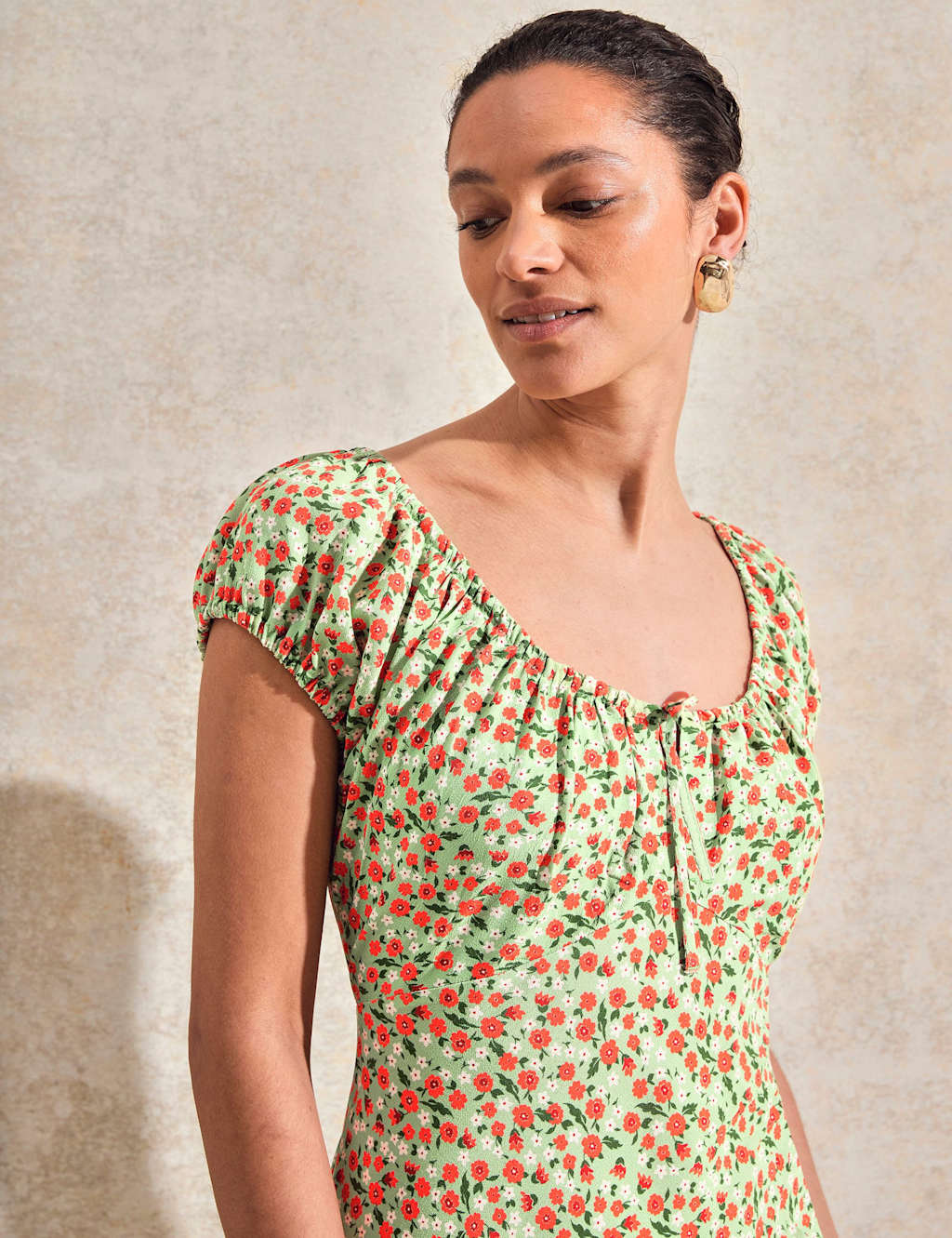 Floral Midi Tea Dress 6 of 6