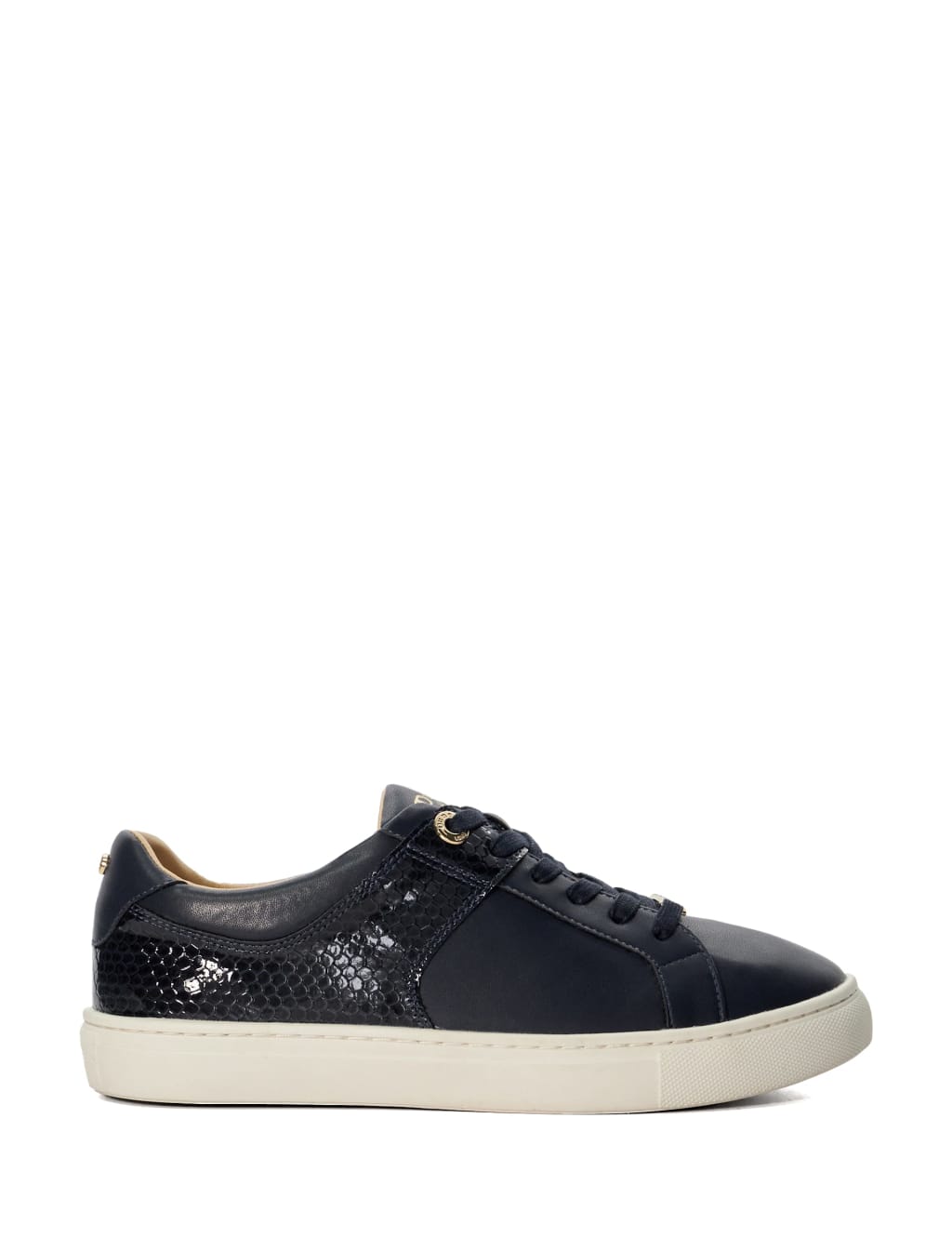 Lace Up Mixed Texture Trainers 1 of 5