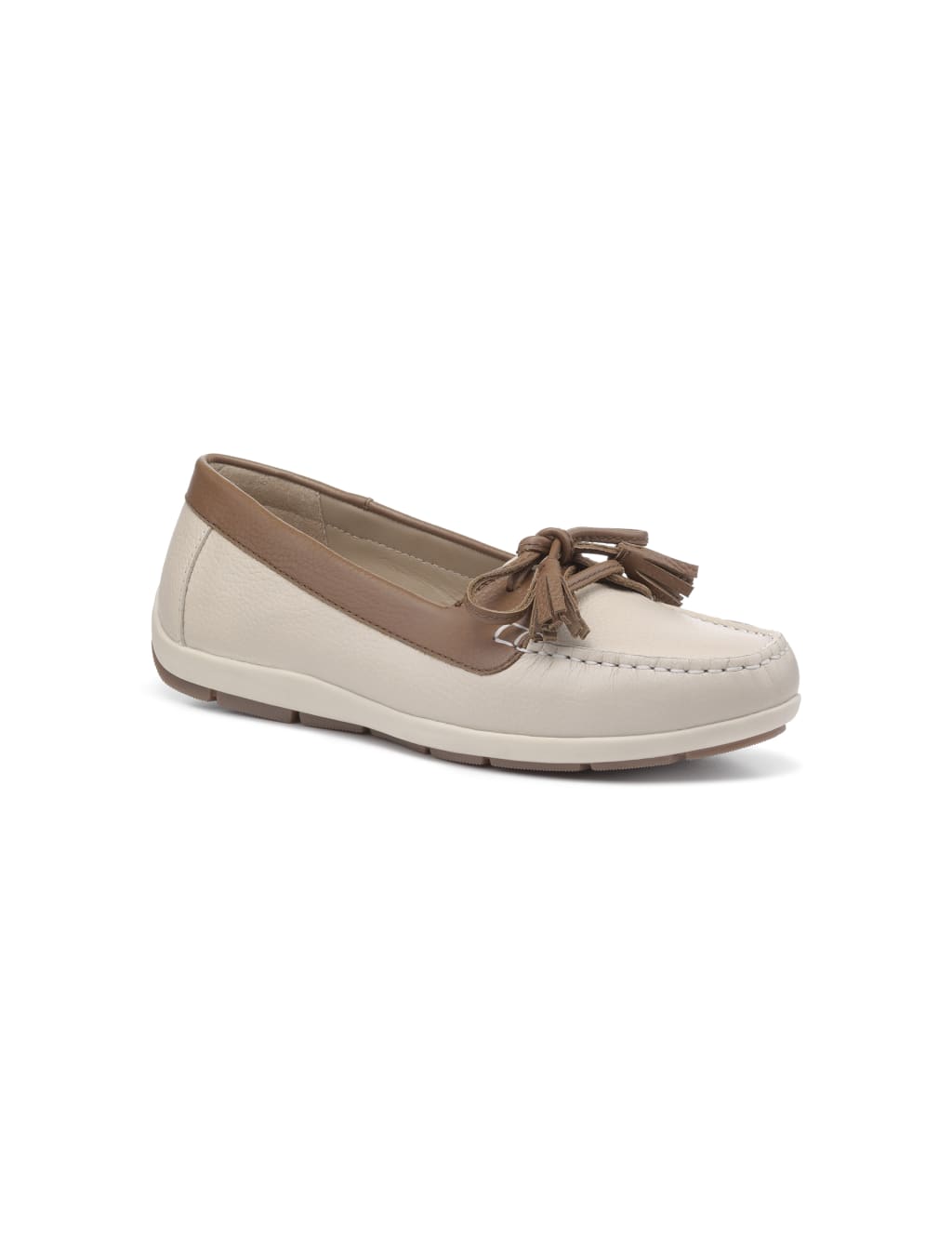 Leather Tassel Flat Loafers 2 of 4