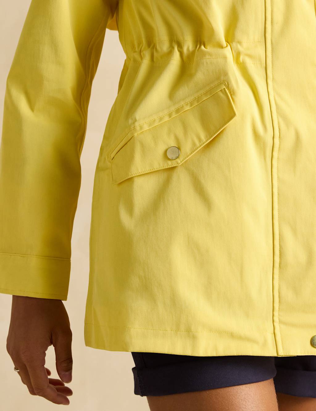 Cotton Rich Waterproof Hooded Raincoat 5 of 6