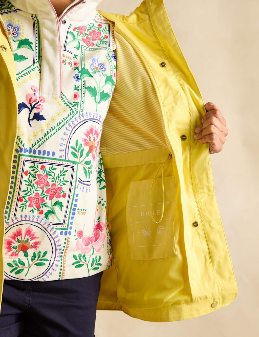 Cotton Rich Waterproof Hooded Raincoat 6 of 6