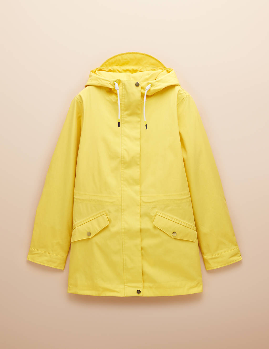 Cotton Rich Waterproof Hooded Raincoat 2 of 6