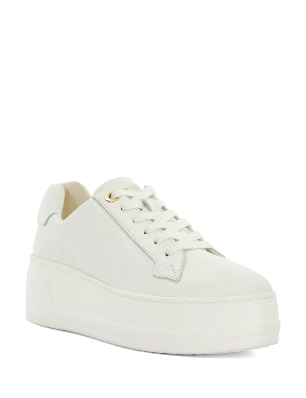 Episode 2 Leather Lace Up Flatform Trainers 3 of 5