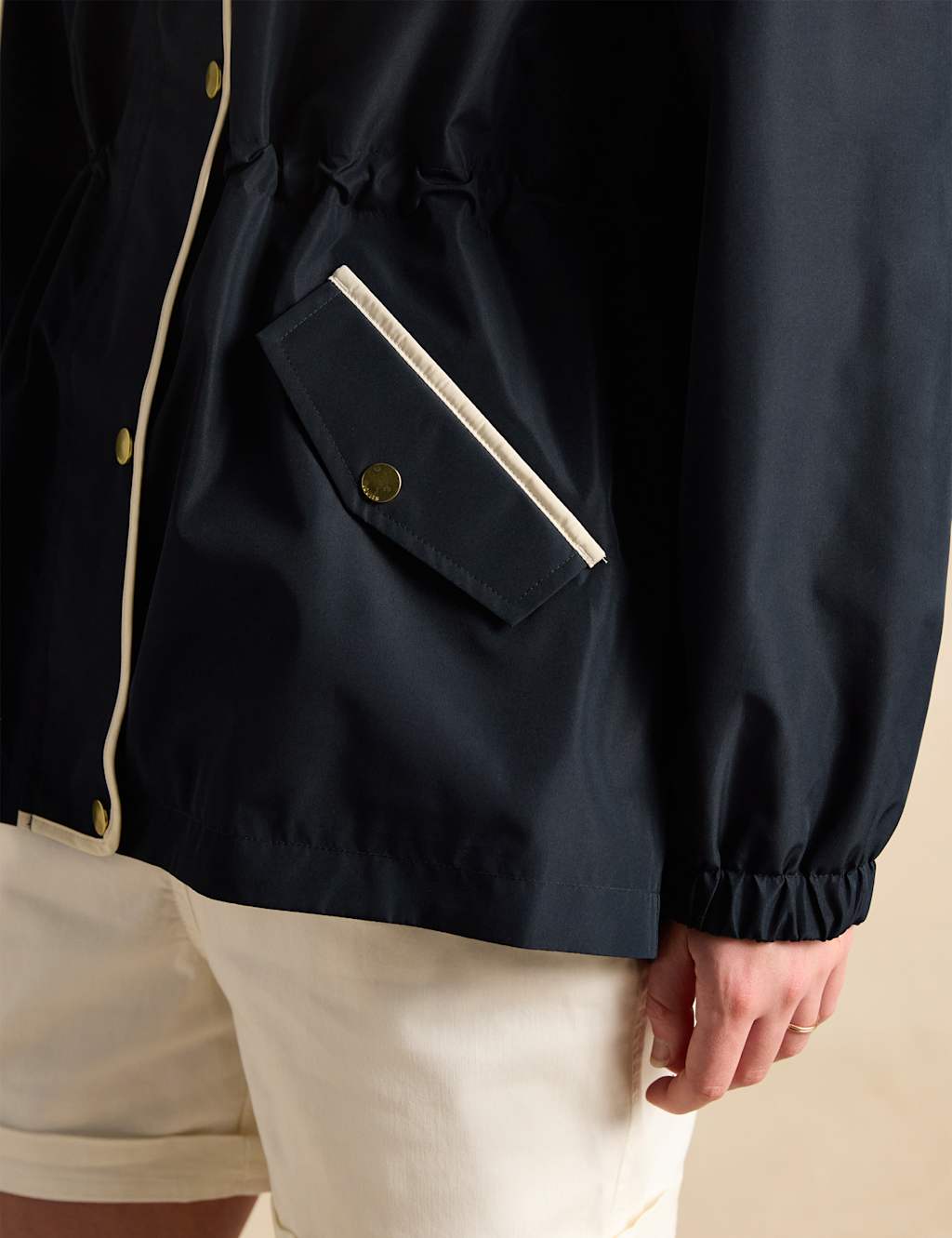 Waterproof Hooded Short Raincoat 8 of 8