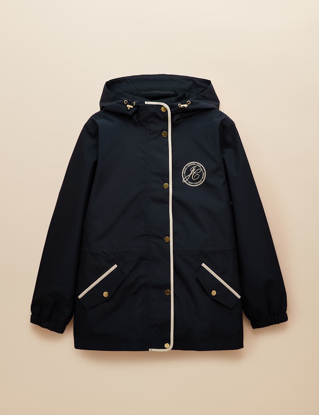 Waterproof Hooded Short Raincoat 2 of 8