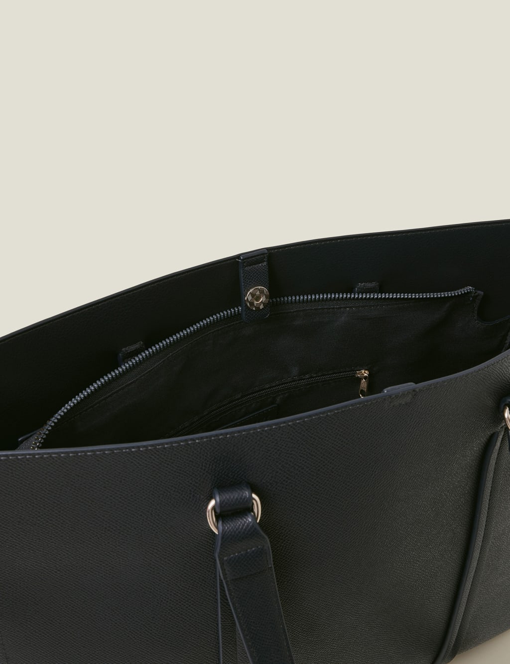 Faux Leather Tote Bag 3 of 4