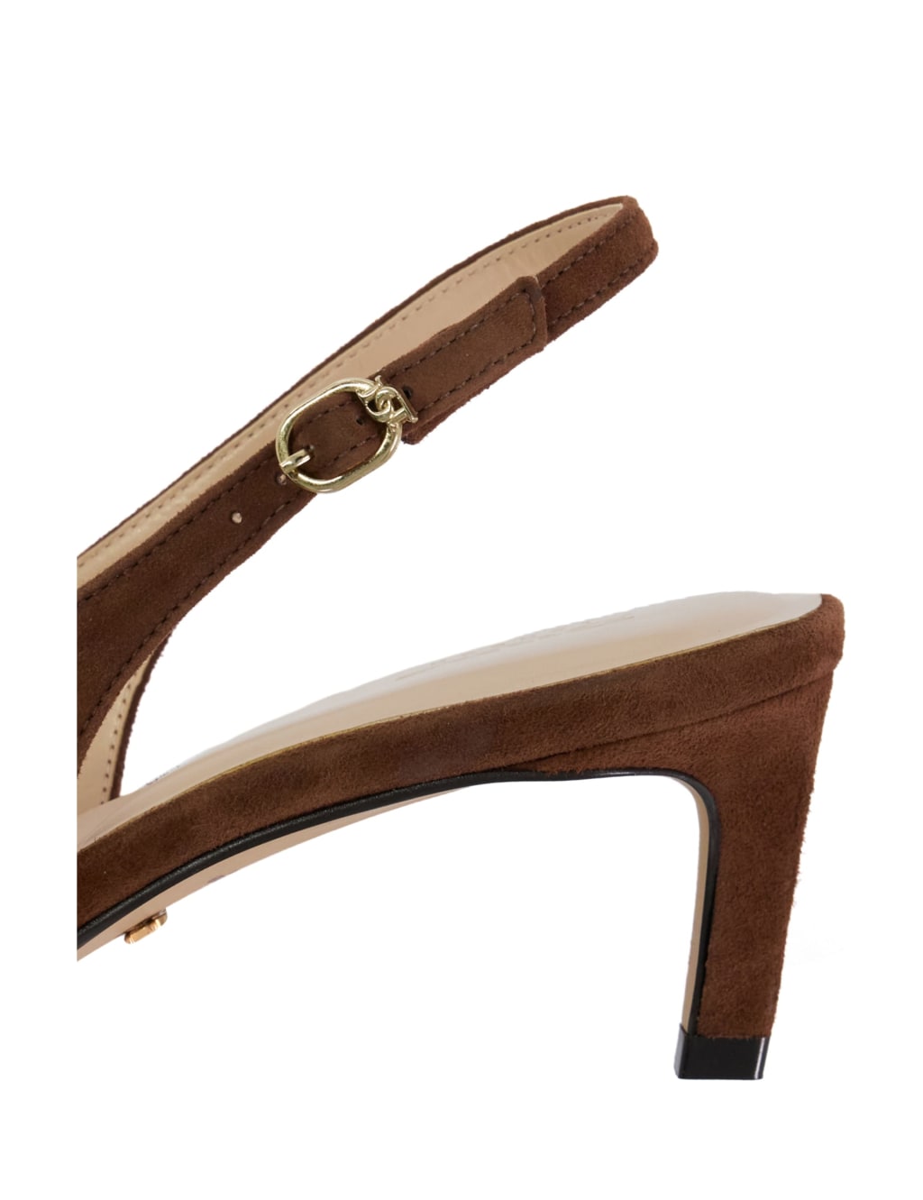 Suede Kitten Heel Pointed Slingback Shoes Dune London M S