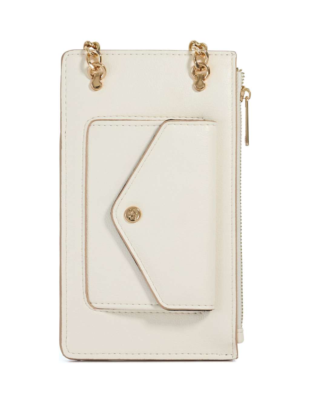 Faux Leather Textured Cross Body Phone Bag 3 of 5