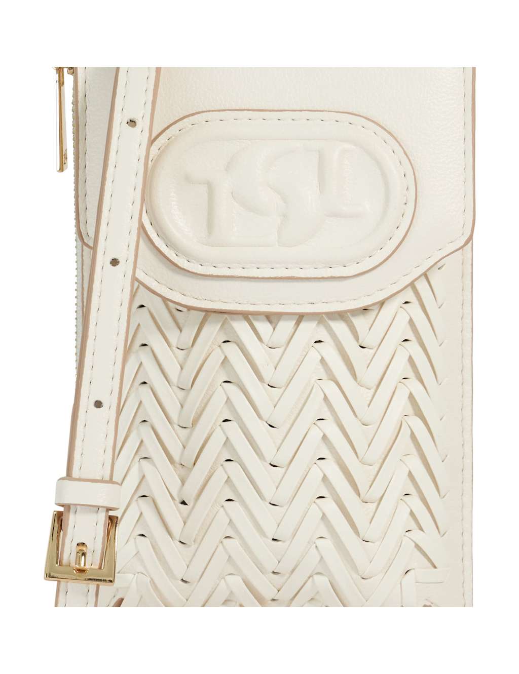 Faux Leather Textured Cross Body Phone Bag 5 of 5