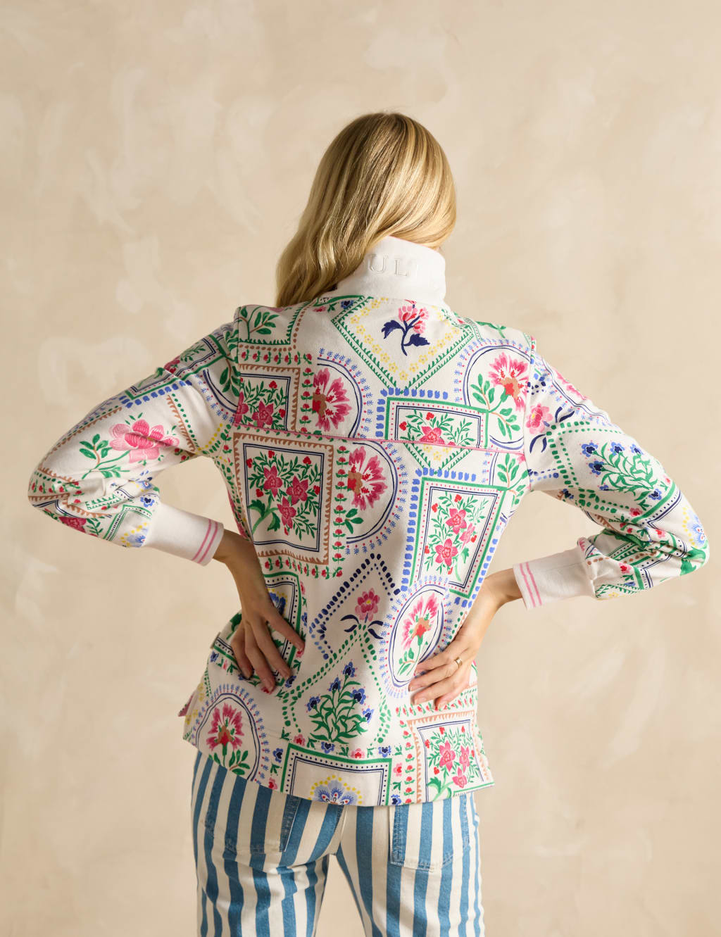 Pure Cotton Floral Sweatshirt 4 of 7