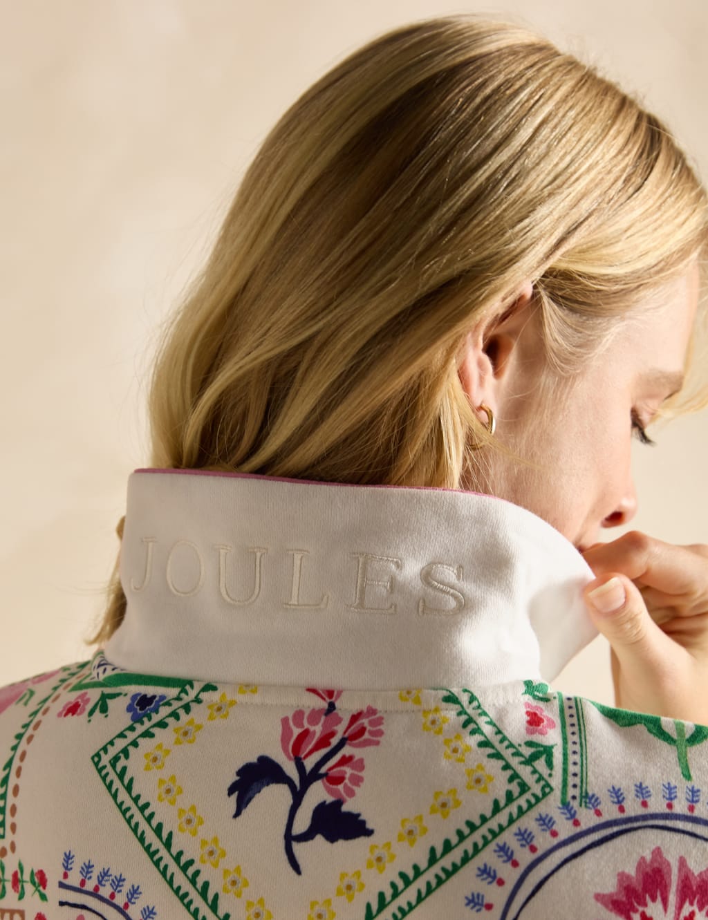 Pure Cotton Floral Sweatshirt 7 of 7